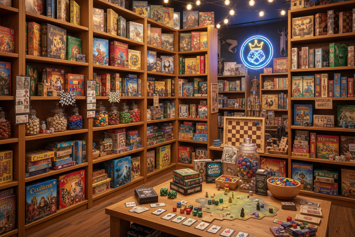 board games storefront wallpaper